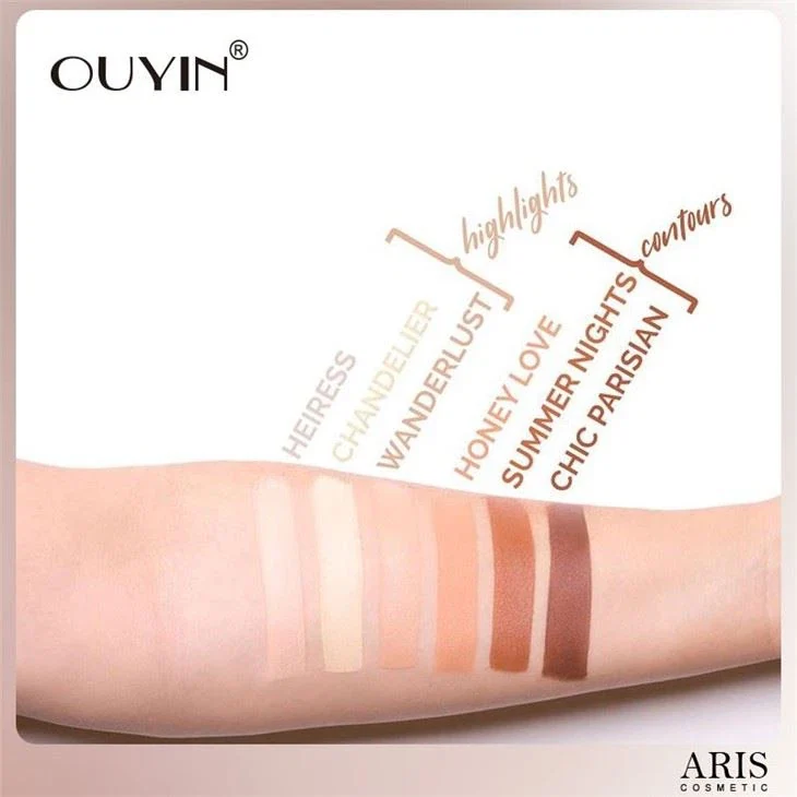 OUYIN Creamy Contour And Highlighter Makeup Kit - Contour/Concealer Palette view 4